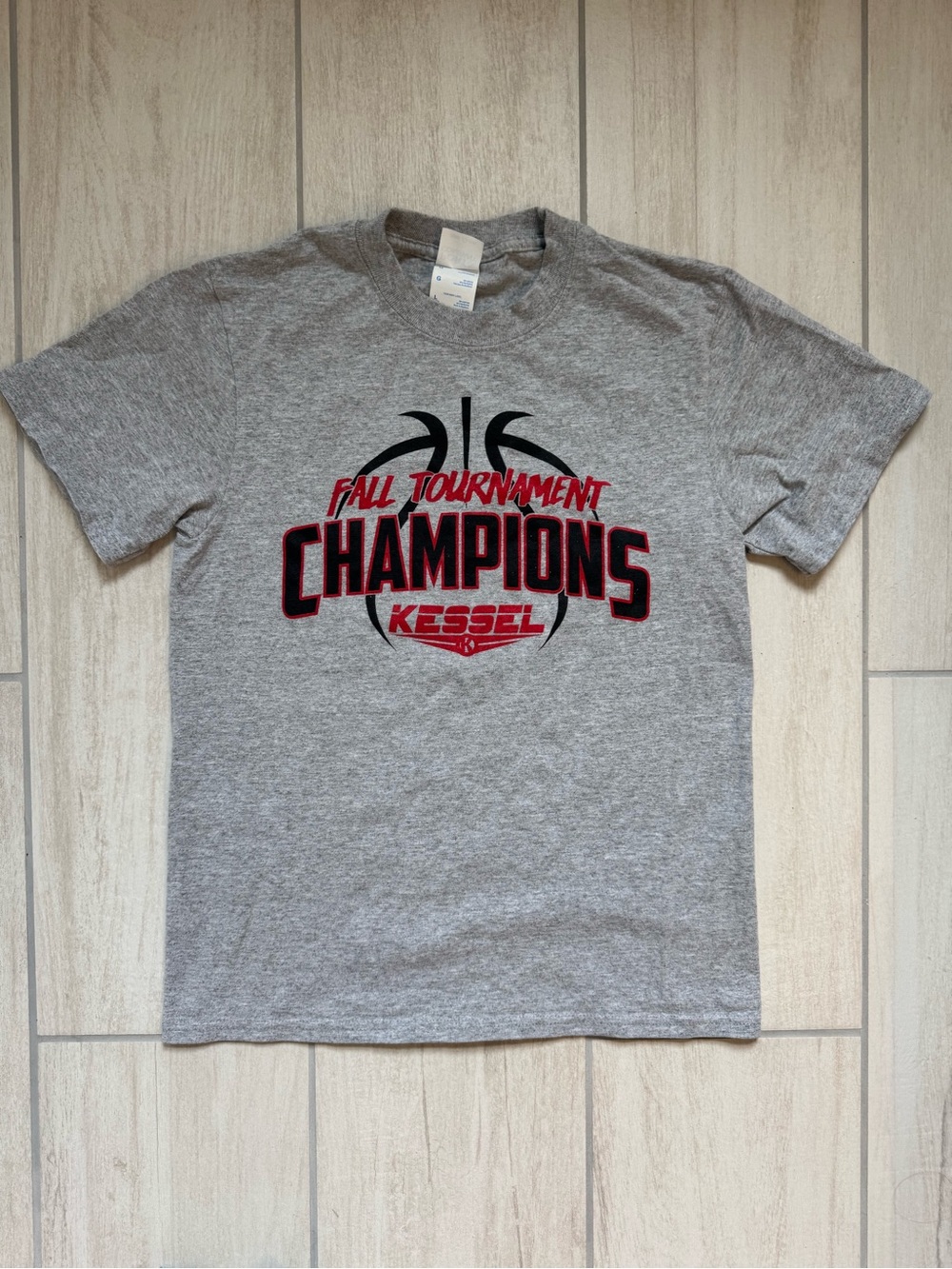 Vintage Kessel Gray 'Fall Tournament Champions' Graphic Tee